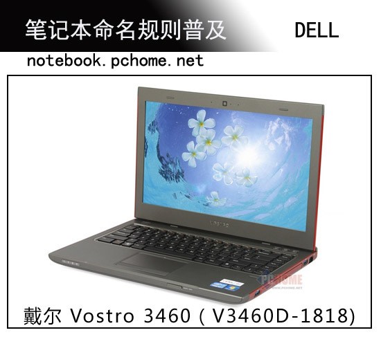 命名示例:   戴尔 vostro 3460(v3460d-1818)